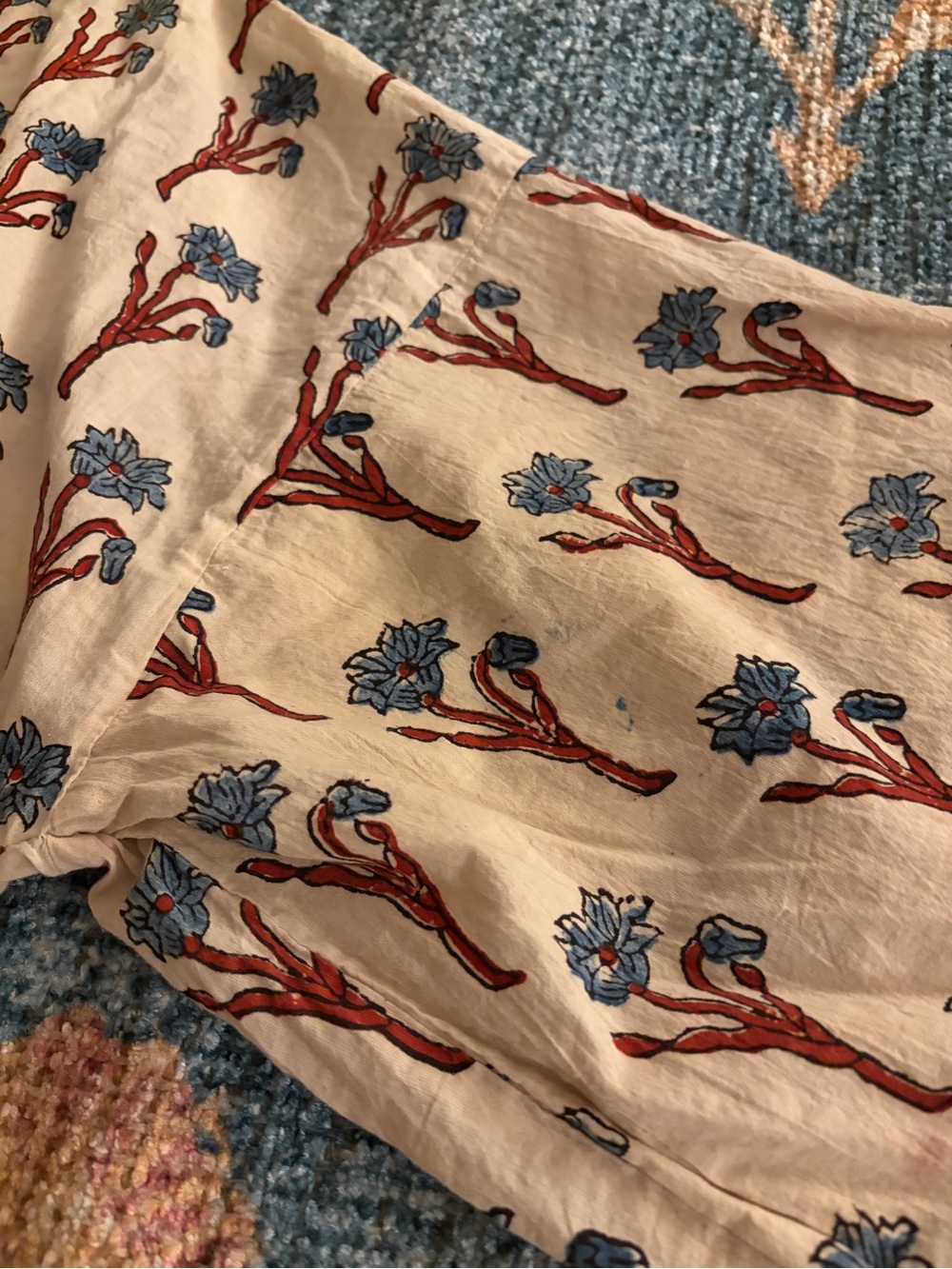 The Indian Ethnic Co. Women’s Block Print Dress - Picture 7 of 7